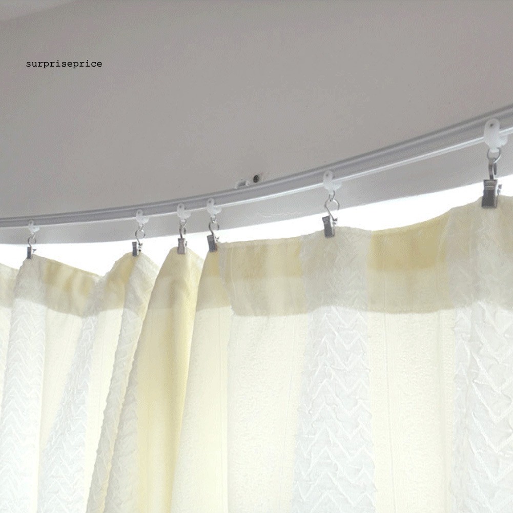 Set 10 Móc Treo Rèm Cửa Bằng Kim Loại Chất Lượng Cao