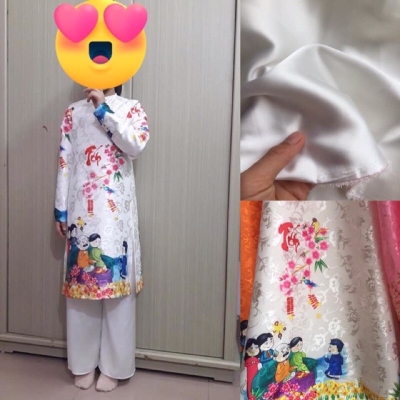 1m gấm trắng