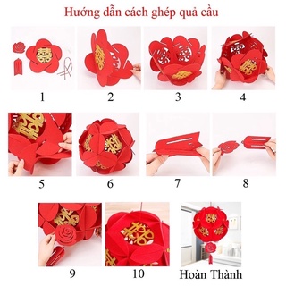 Lồng Đèn Đỏ Song Hỷ Trang Trí Đám Cưới | dây treo | phụ kiện | decor | nhà cửa | ngày Tết