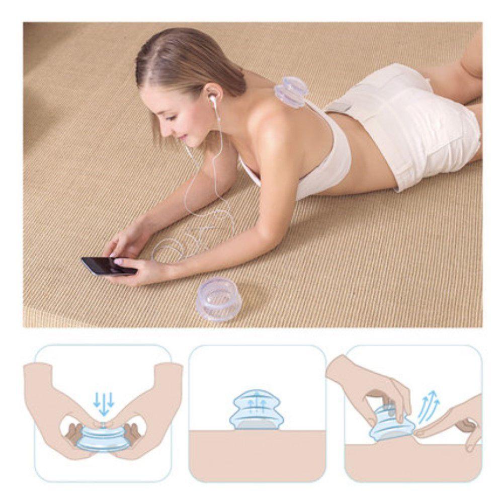 AROMA 1 Cốc Giác Hơi Mát Xa Cơ Thể Bằng Silicone Bền Giảm Đau