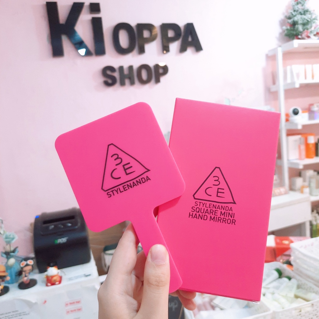 Gương Cầm Tay 3CE Dáng Vuông 3CE Mood Recipe Square Hand Mirror Primera, Laneige, espoir