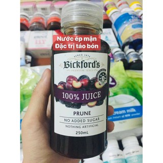 Nước mận ép bickford 250ml