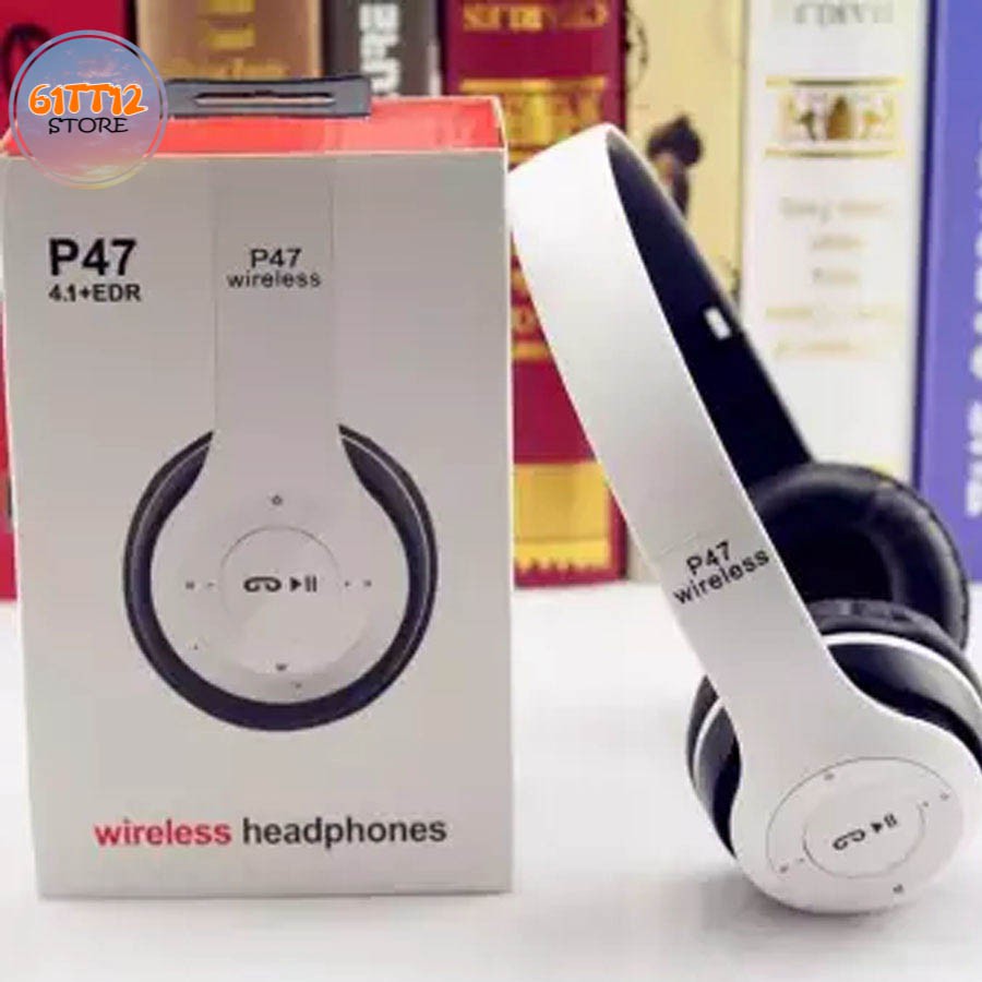 Tai Nghe Chụp Tai Bluetooth P47 Không Dây Cao Cấp 4 Trong 1 | BigBuy360 - bigbuy360.vn
