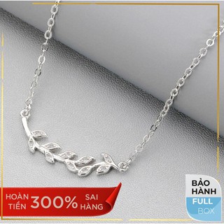 [FREE SHIP] Dây Chuyền Bạc Chuỗi Lá S925 - Shop Trang Sức Daisy Uy Tín Dây Chuyền Bạc Nữ S925 / Mua 1 tặng 1 nhanh