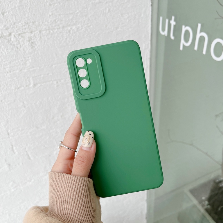 Casing Oppo A15 A15S A53 A33 A31 2020 A52 A72 A92 Reno 6 5 Pro 4G 5G Realme XT X K3 F11 VIVO Y19 Y20 Y20S Y20S G Y12i Y12A Y12S 2021 Y17 Y12 Y15 U10 Y12i S1 Straight Edge Fine Hole Shockproof Anti-fall Soft Phone Case