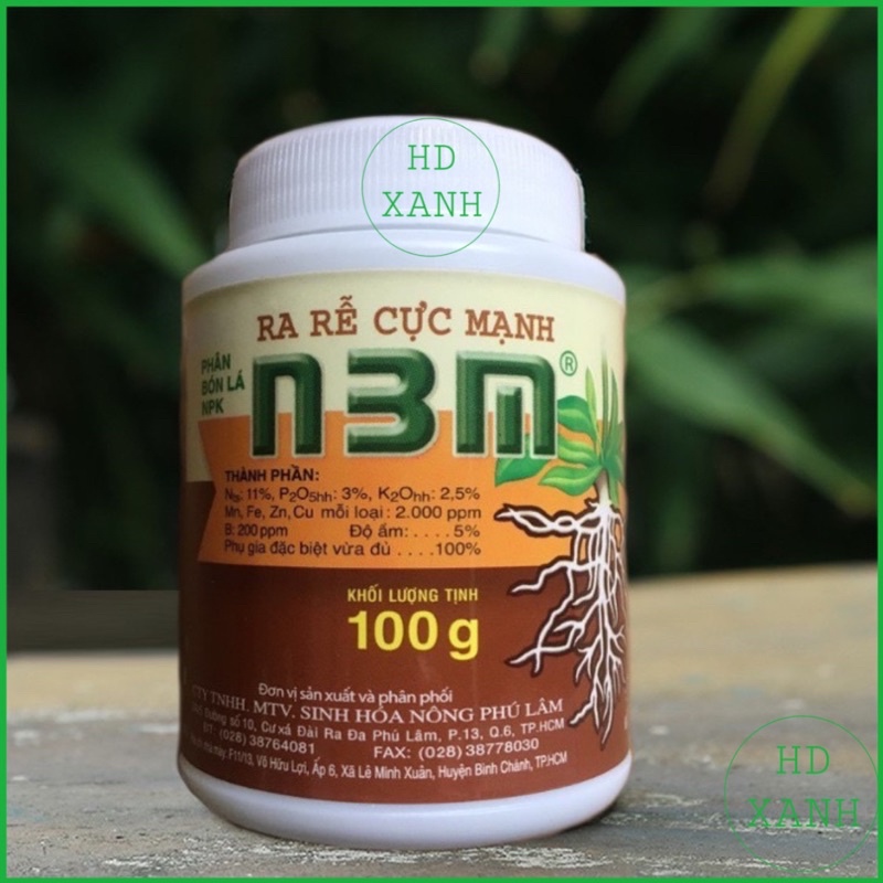 Thuốc Kích Rễ N3M- ra rễ cực mạnh n3m chai 100g