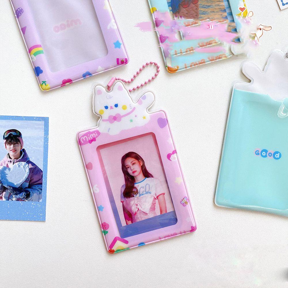 Ví Đựng Thẻ Hình Vuông In Họa Tiết Động Vật Dễ Thương Phong Cách Nhật Bản