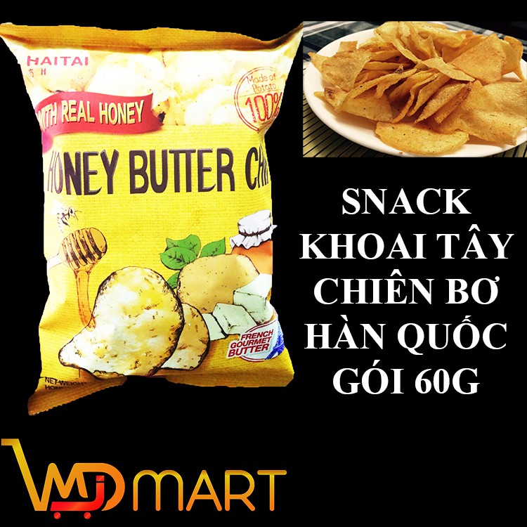 SNACK KHOAI TÂY CHIÊN BƠ MẬT ONG HÀN QUỐC Giá tốt