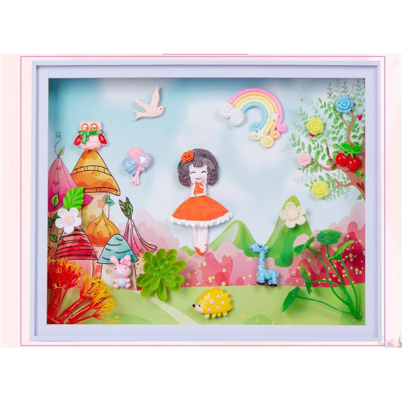 Bộ đồ chơi tự làm khung ảnh 3D handmade