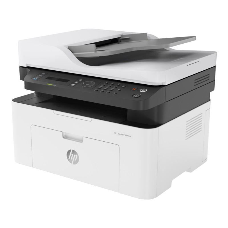 [Mã ELHPWL4 giảm 10% đơn 500K] Máy in đa chức năng (In, copy, scan, fax) đen trắng HP LaserJet MFP 137fnw_4ZB84A