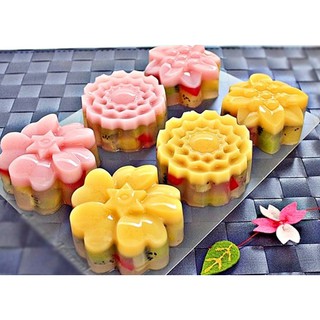 Bộ khuôn trung thu moon cake 2 mặt - 4 mặt