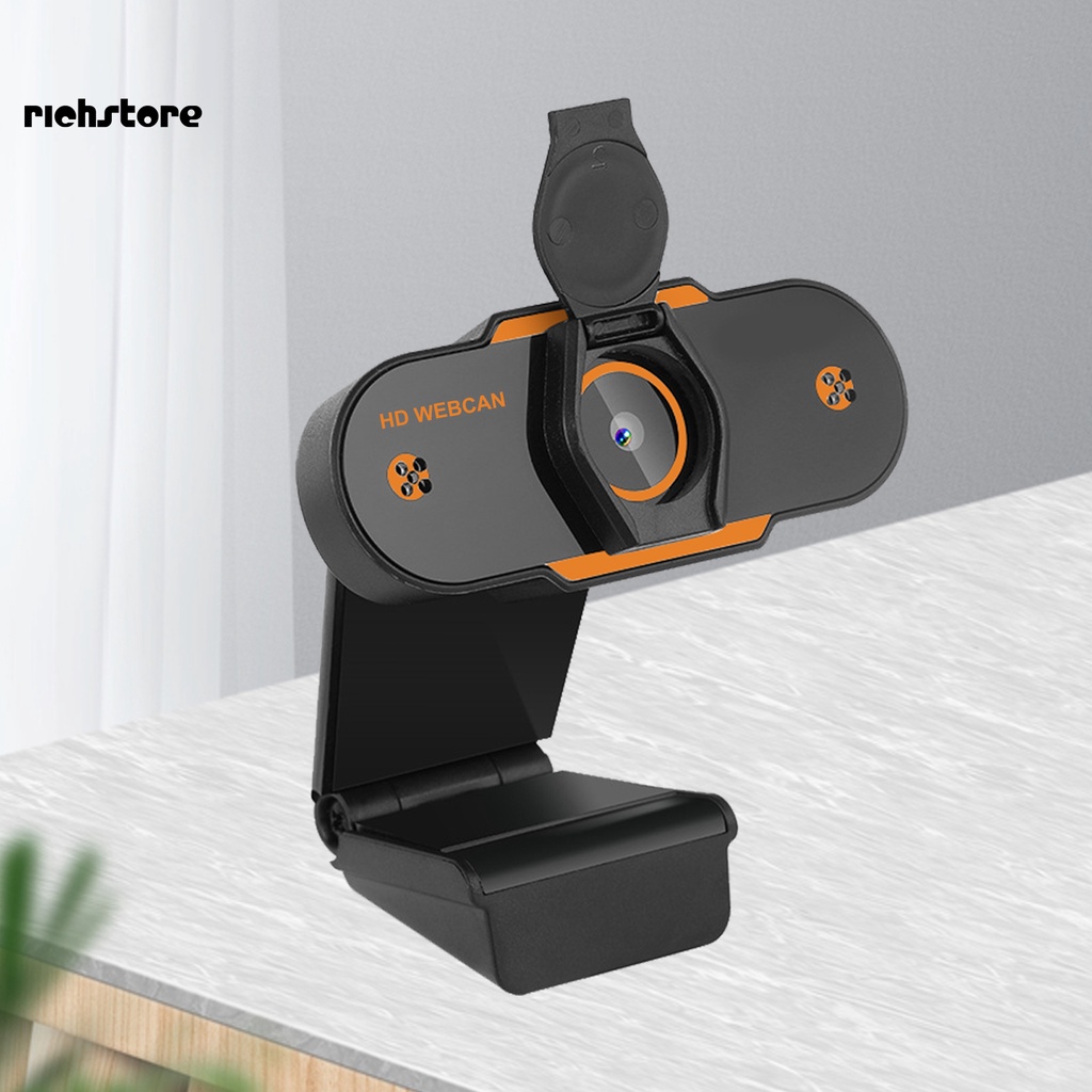 Webcam USB rộng 480P/720P/1080P/2K có vỏ bọc chống bụi cho phát sóng trực tiếp | BigBuy360 - bigbuy360.vn