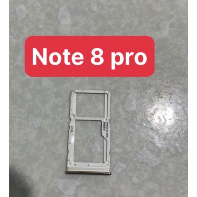Khay sim thay thế XIAOMI REDMI Note 8 Pro Trắng