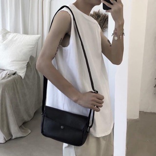 Áo thun trơn Tanktop basic trắng đen ( chất cotton 100% )