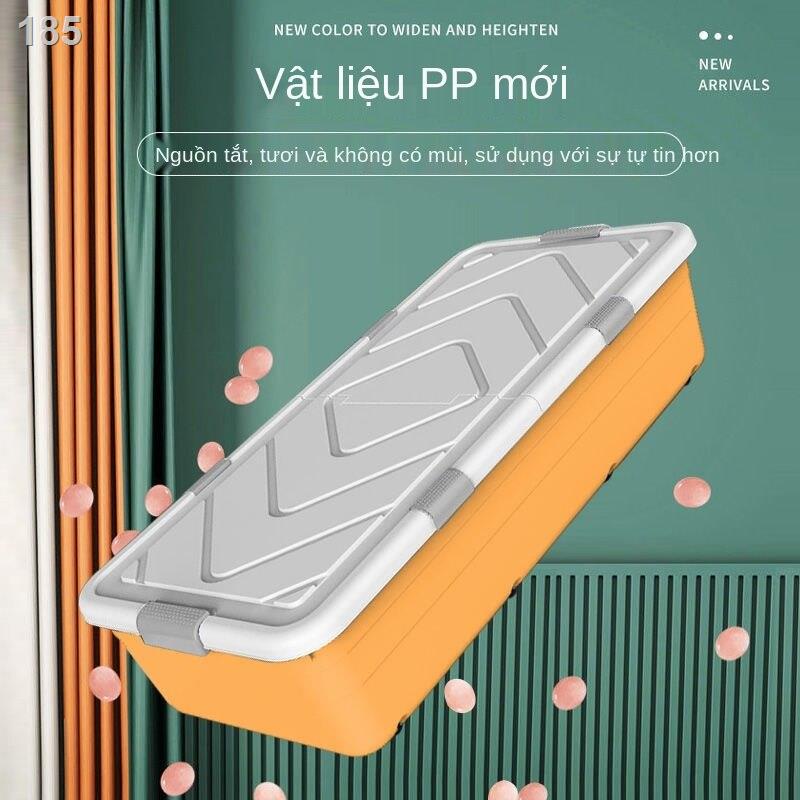 [Mới nhất ]Hộp đựng đồ dưới giường quần áo cỡ King bằng nhựa chăn bông kiểu ngăn kéo phẳng có nắp