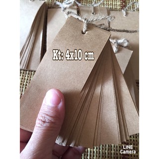 Combo 5 sấp ghi chú kraft chỉ 8K