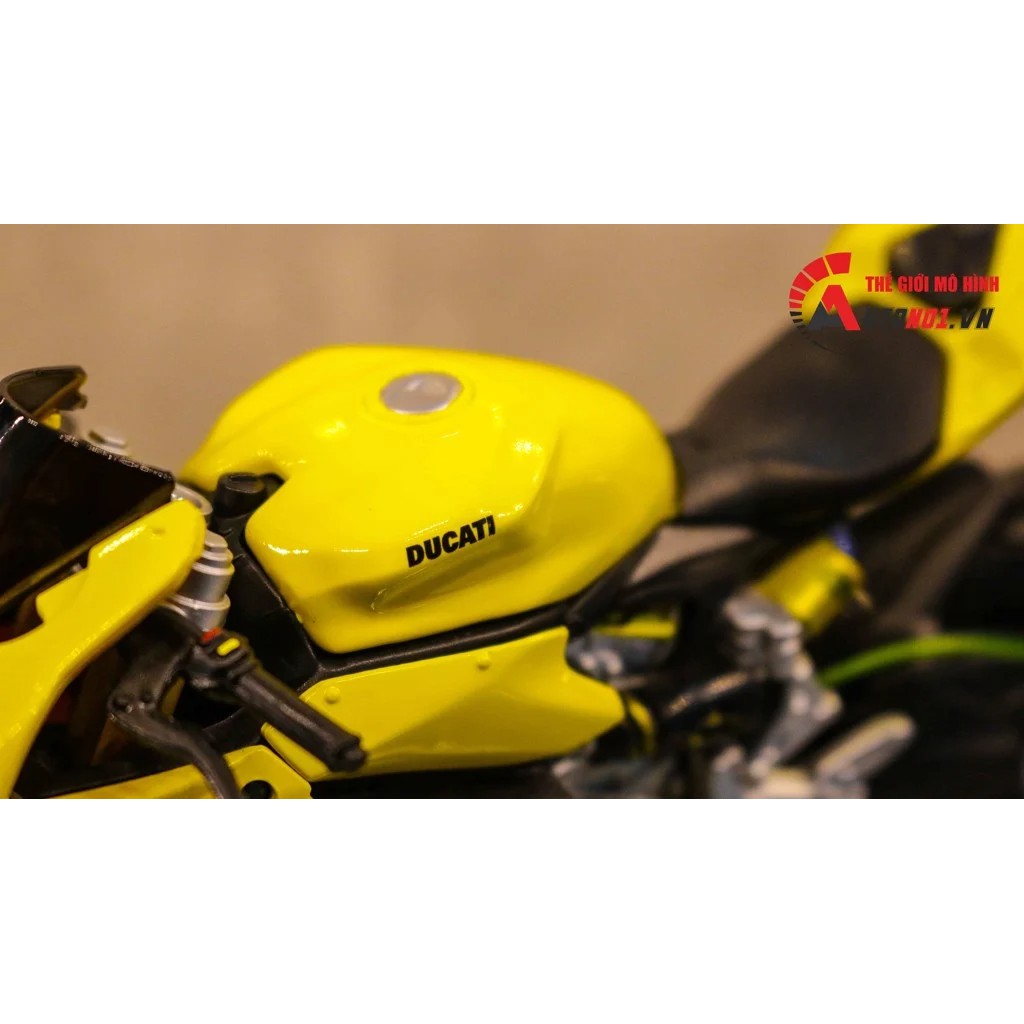 MÔ HÌNH XE DUCATI 1199 YELLOW ĐỘ NỒI KHÔ AUTONO1 D134