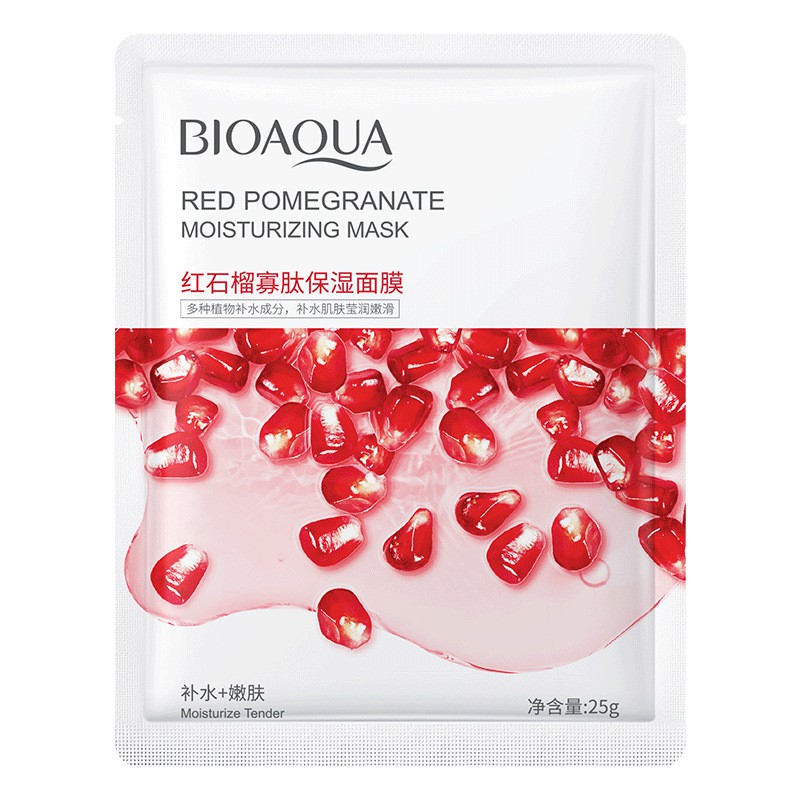 Combo 8 miếng mặt nạ dưỡng ẩm Bioaqua đủ 8 vị khác nhau Sena Beauty | BigBuy360 - bigbuy360.vn