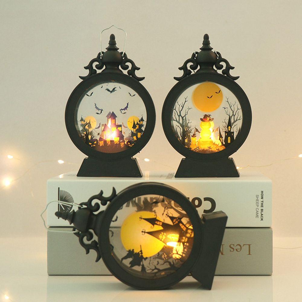 YIYU Lồng Đèn LED Hình Lâu Đài / Nến Trang Trí Halloween