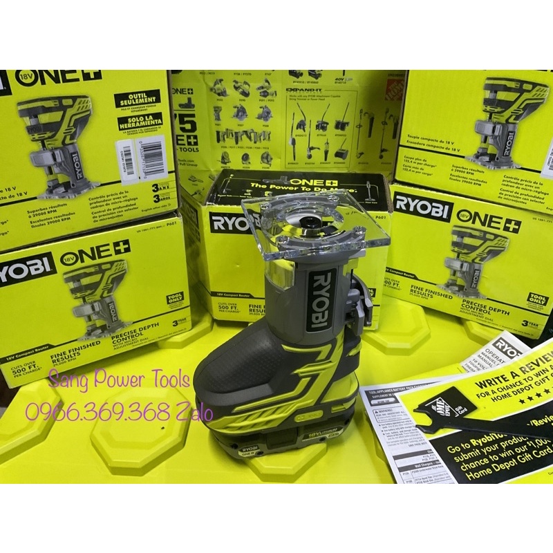 Máy phay gỗ RYOBI 18V ONE➕ P601