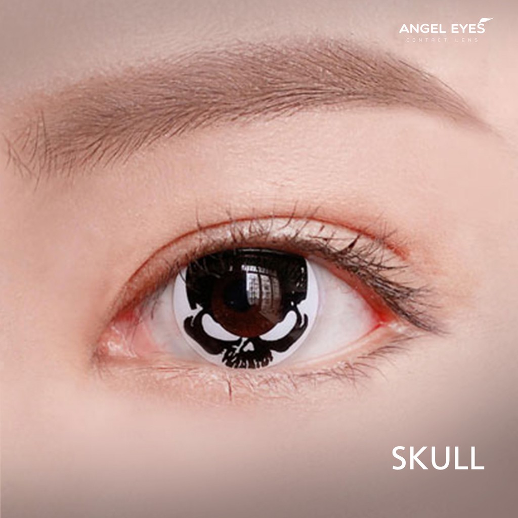 Lens Cosplay thương hiệu Angel Eyes nhiều mẫu hóa trang Đỏ, Trắng, Mù