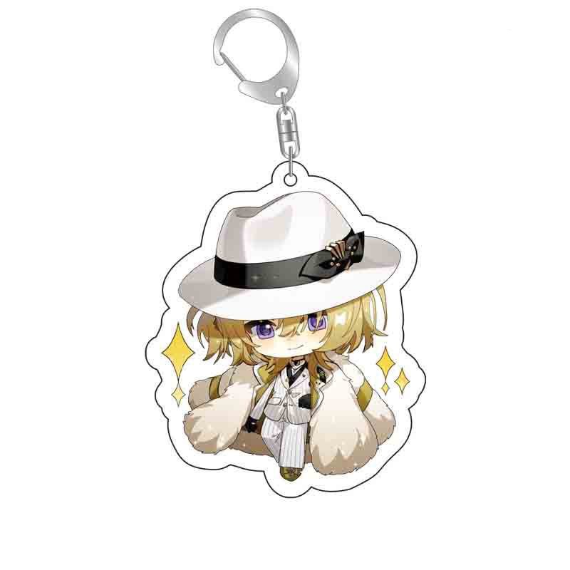 ( HIỆU ỨNG ) Móc khóa in hình LUXIEM VTUBER anime chibi mica trong acrylic