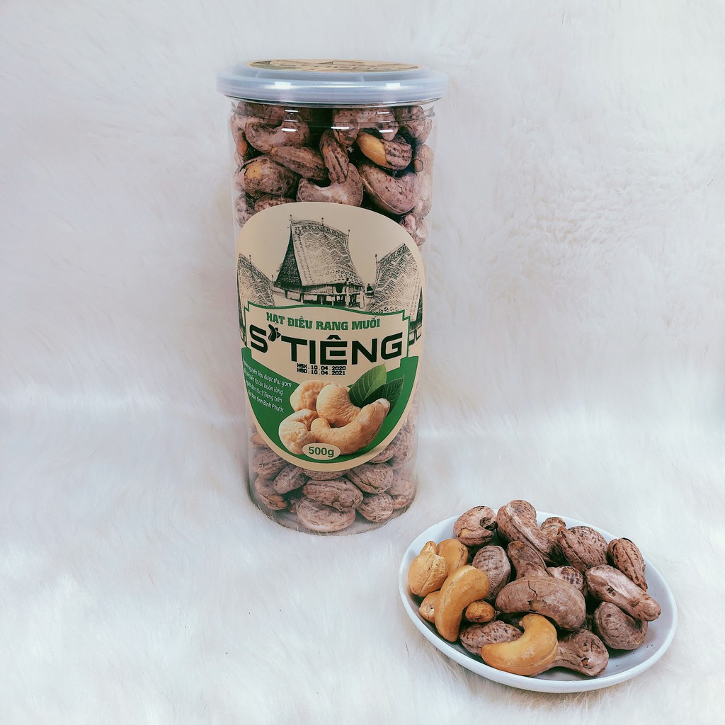 500Gr Hạt Điều Rang Muối Loại A+ S'Tiêng Cao Cấp Hộp Nắp Nhôm | BigBuy360 - bigbuy360.vn