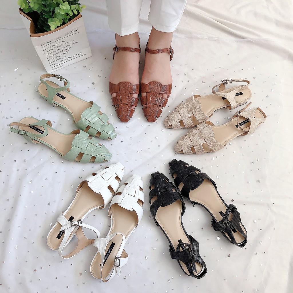 GIÀY SANDAL NỮ RỌ CHIẾN BINH CÁ SẤU 2P VNXK