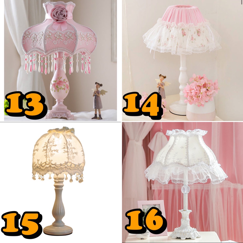 Đèn ngủ Lolita Phong cách Châu Âu CỔ ĐIỂN / HOÀNG GIA