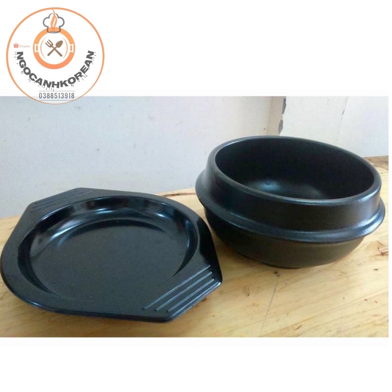 Bộ nồi số 4 cả đế miệng 16cm làm cơm trộn/ mỳ/ canh các loại phong cách Hàn Quốc