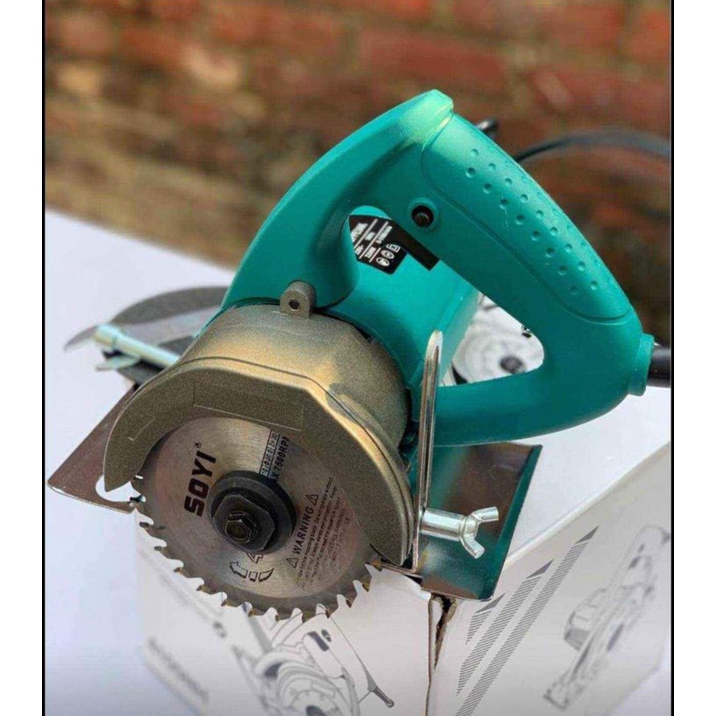 Máy cắt gạch cầm tay 1300w tặng kèm 2 lưỡi cắt