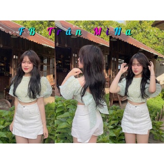 Sét áo cổ yếm nơ lưng