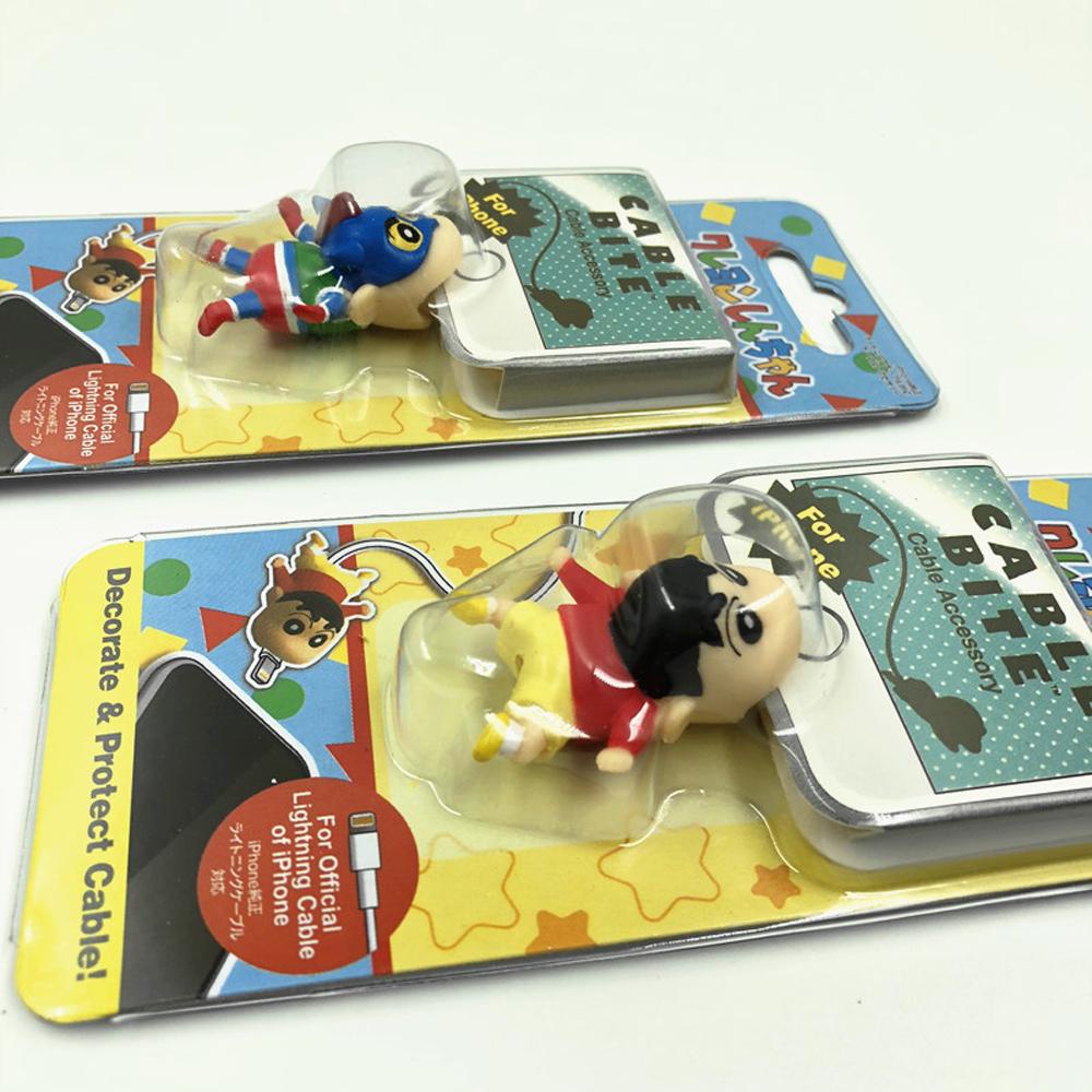 Phụ kiện bảo vệ cắn cáp USB MMULCK thiết kế cậu bé bút chì Shin-chan dễ thương
