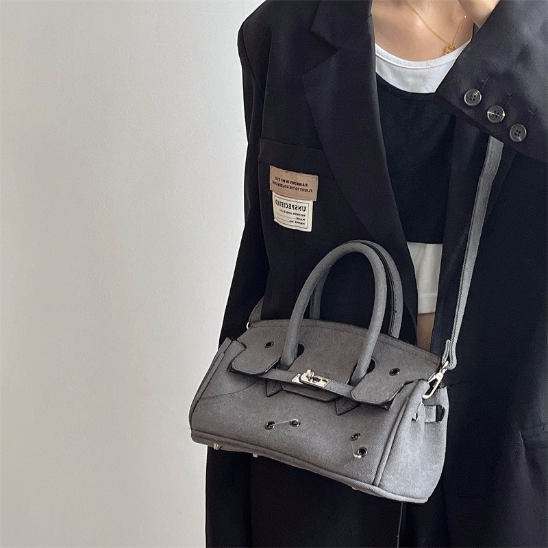 Túi Xách Denim Thiết Kế Mới Thời Trang Theo Phong Cách Nhật Bản Dành Cho Nữ