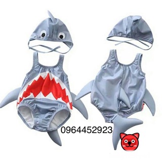 Bộ bơi cá mập cho bé trai bé gái