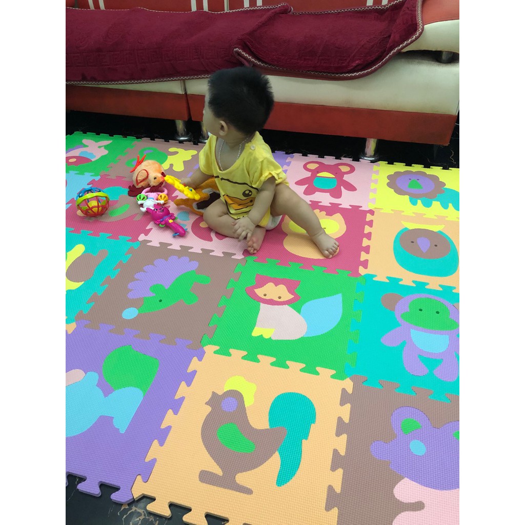 [PASTEL- KHÔNG MÙI HÔI] 1 Tấm Thảm xốp ghép trẻ em 1 MIẾNG LẺ ( kích thước 32x32 dày 1cm)