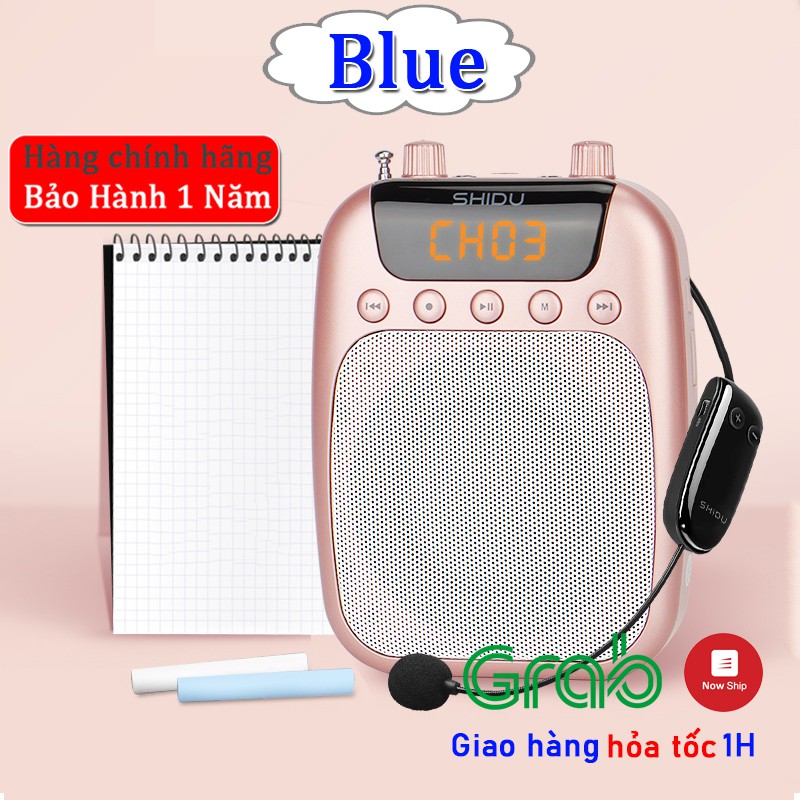 Máy trợ giảng không dây, có dây chuyên nghiệp âm thanh chuẩn tích hợp FM và có khe cắm thẻ nhớ - bảo hành 12 tháng.