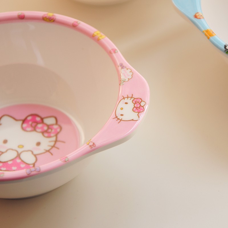Bát nhựa ăn dặm cho bé hình Hello Kitty, Doraemon , Elsa, Thomas, Pikachu....