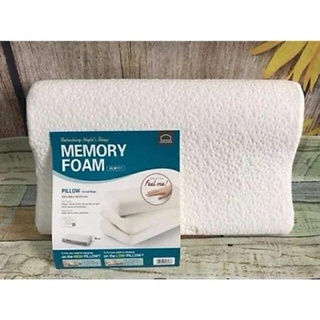 Gối cong Memory Foam HLW111 chất liệu mút hoạt tính đặc biệt thiết kế cong theo đầu và gáy bảo vệ cột