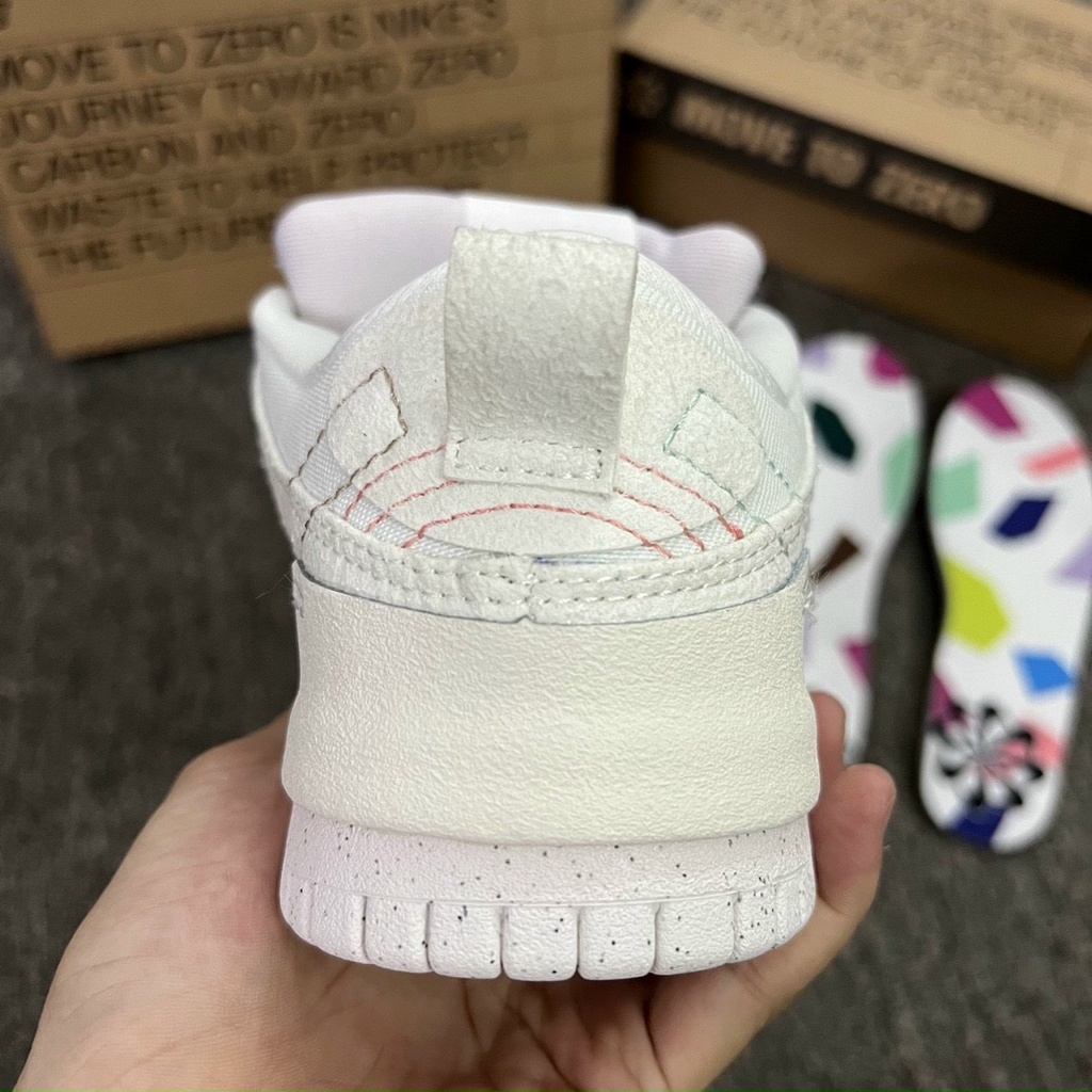 Giày SB Dunk Low Disrupt 2 Pale Ivory màu kem - Bản cao cấp Fullbox và phụ kiện
