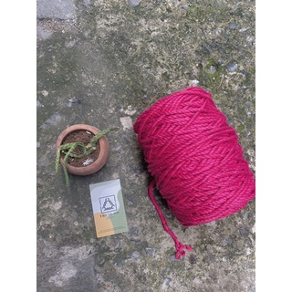 Dây thừng cotton macrame màu HỒNG SEN 5mm