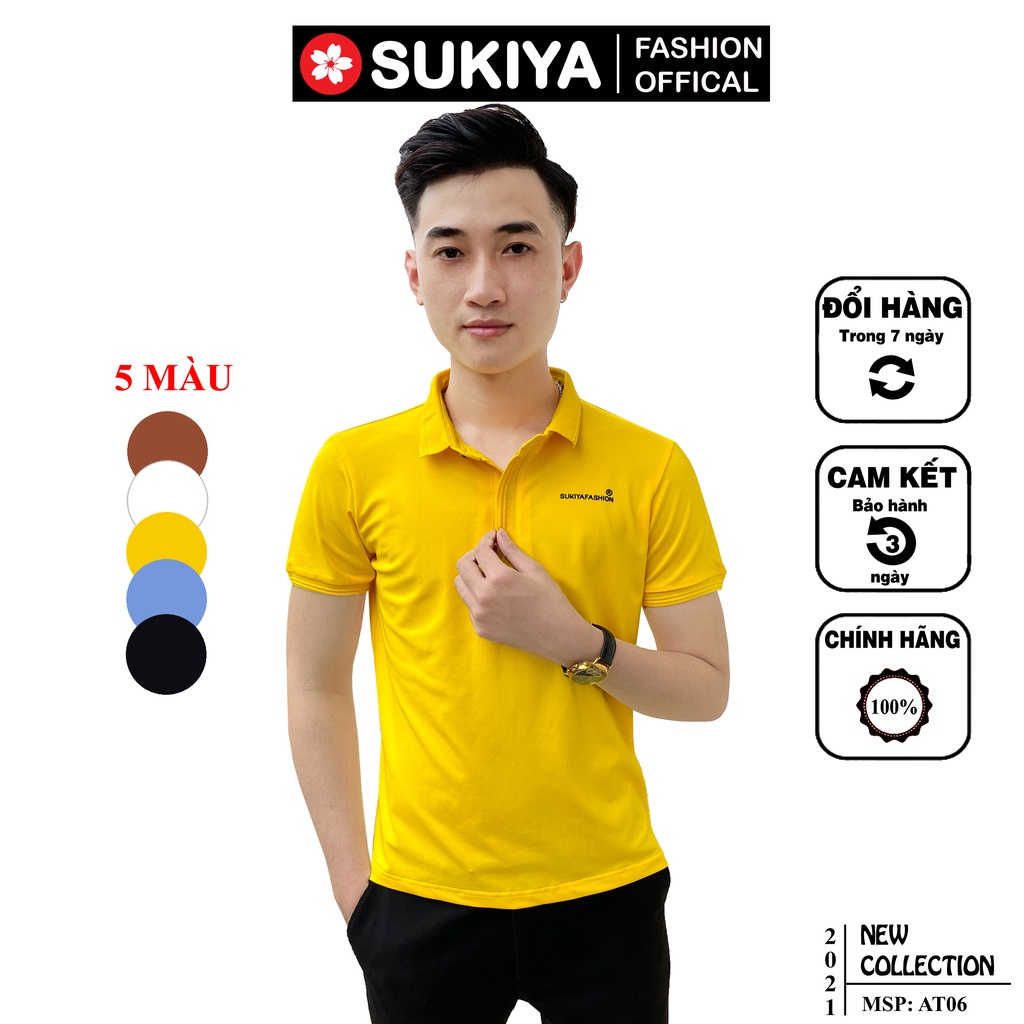 Áo thun nam cổ bẻ Codo Chất đẹp AT06