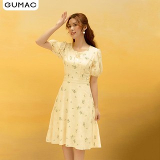 Đầm hoa GUMAC chun DA1090