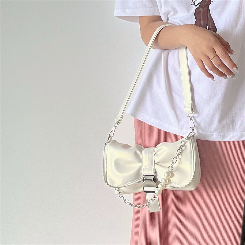 Túi Xách Đeo Vai Quai Ngọc Trai Thời Trang Mới 2022 Dành Cho Nữ