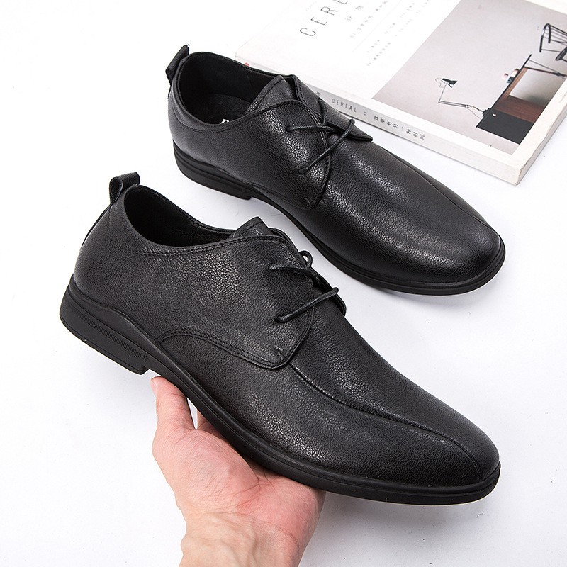 Giầy cưới,giầy công sở cấp da bò êm mềm, thoải mái thoáng khí BAYEKS G61002