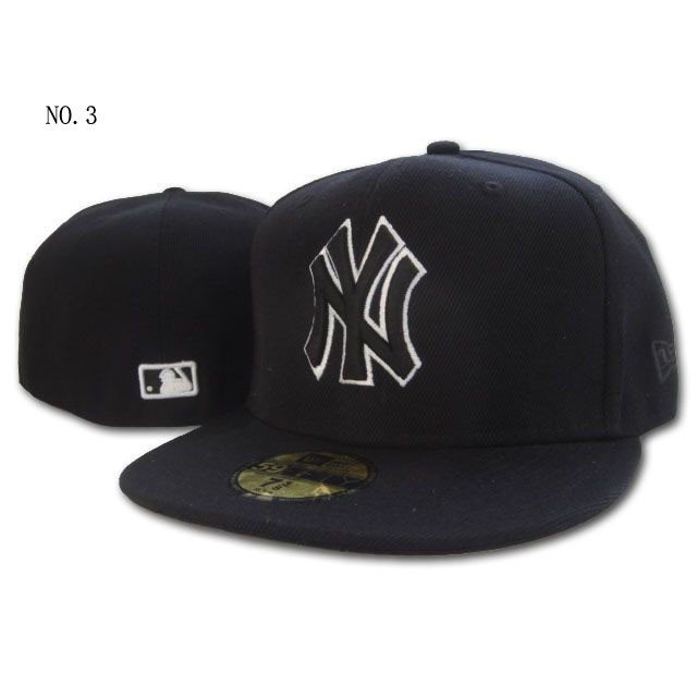 MLB NY baseball cap New York 59 Fifty snapback black for men women V83u