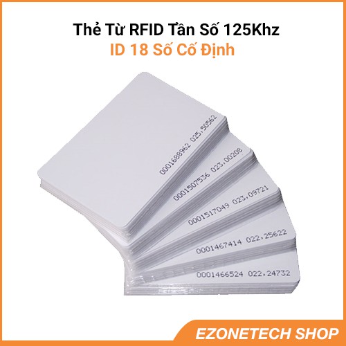 Thẻ Từ RFID Tần Số 125Khz Màu Trắng ( Proxy Tag)