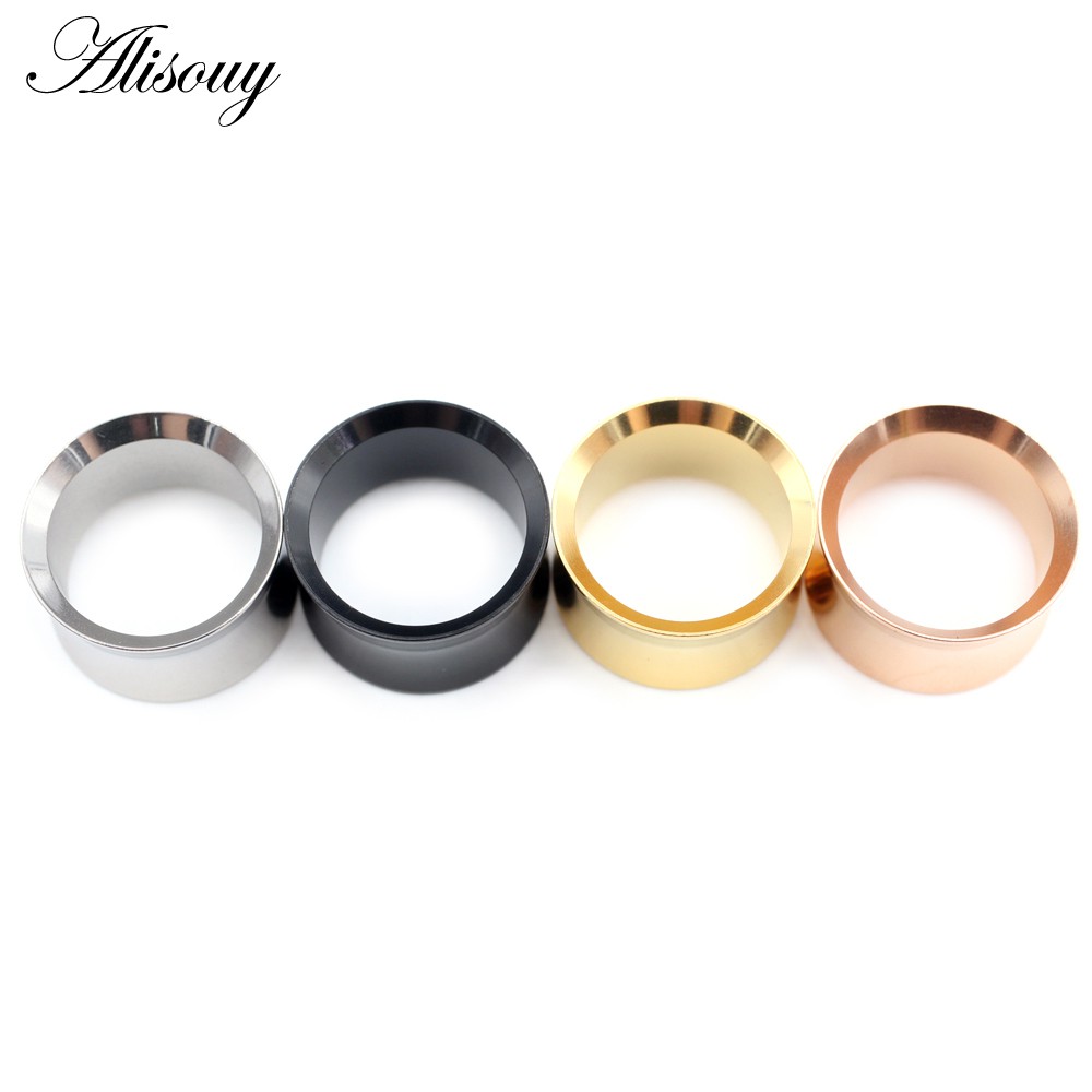 Alisouy Set 2 Khuyên Nong Tai Bằng Thép Không Gỉ Cá Tính