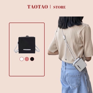 túi hộp vuông mini túi xách đeo chéo dây túi bao tử thời trang