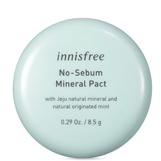 ( AUTH - CÓ SẴN) Phấn Phủ Nén kiềm dầu Innisfree No Sebum Mineral Pact